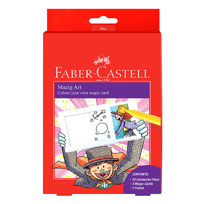 半額以下！　Faber-Castell 画材セット　ジェラートなど　ほぼ新品 10-Pieces Connector Pen Colouring Set with Magic Cards and a