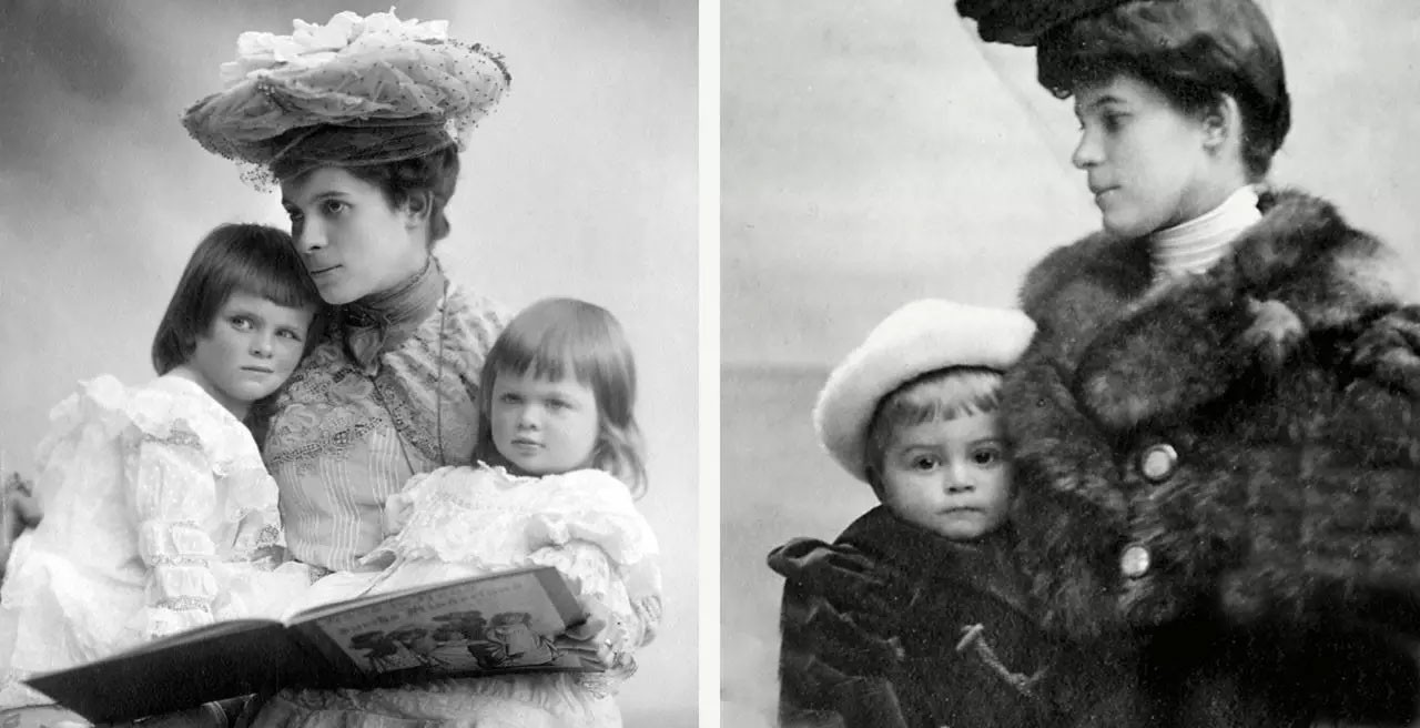 Countess Ottilie with her children