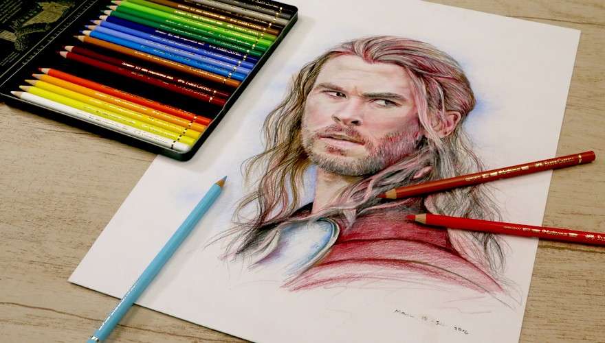 Thor dengan Polychromos