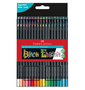 Black Edition Colour Pencils, Cardboard Box of 36