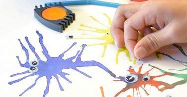How to draw a blow paint monster