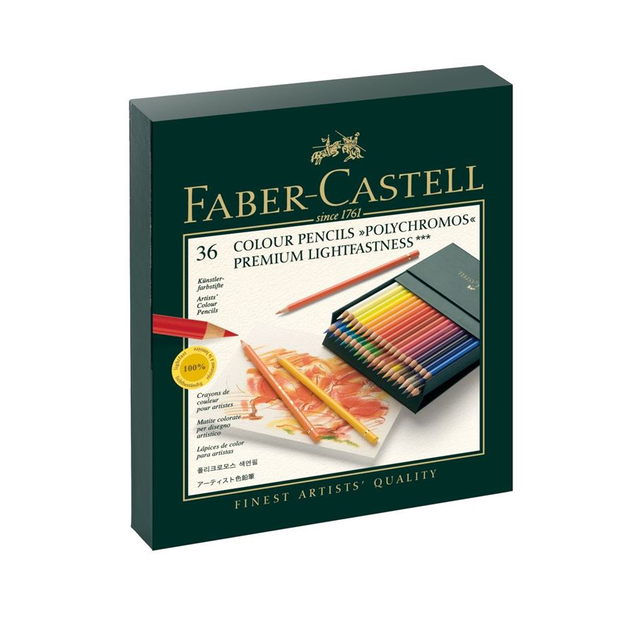 36-pieces Polychromos Colour Pencil, Studio Box