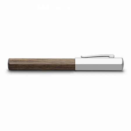 Ondoro Fountain Pen, Broad, Smoked Oak