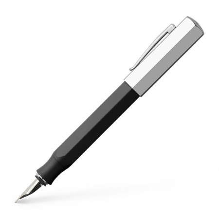 Ondoro Graphite Fountain Pen, Fine, Black