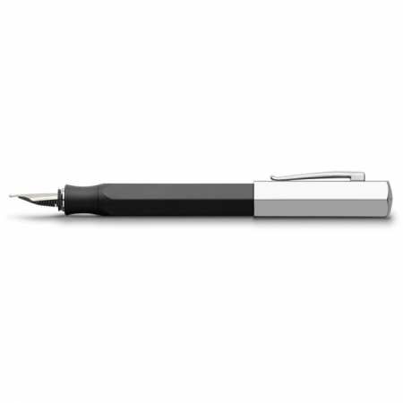 Ondoro Graphite Fountain Pen, Extra-Fine, Black