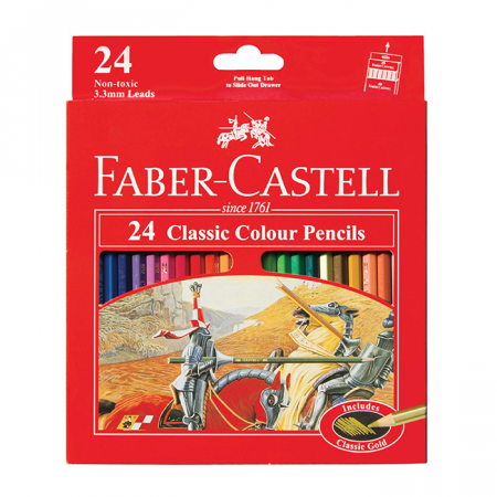 24-Pieces Classic Coloured Pencil