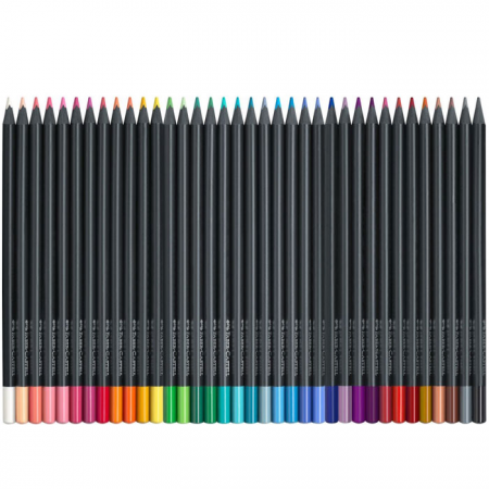 Black Edition Colour Pencils, Cardboard Box of 36