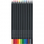 Black Edition Colour Pencils, Cardboard Box of 12