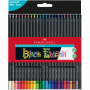 Black Edition Colour Pencils, Cardboard Box of 24