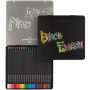 Black Edition Colour Pencils, Tin of 24