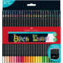 Black Edition Colour Pencils, Cardboard Box of 50